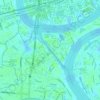 Kênh Thanh Đa topographic map, elevation, terrain