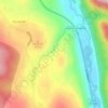 Roaring Brook topographic map, elevation, terrain