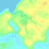 Rio Jesus topographic map, elevation, terrain