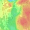 Snake Lake topographic map, elevation, terrain