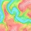 Rocher du Pendu topographic map, elevation, terrain