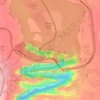 Horseshoe Falls topographic map, elevation, terrain