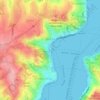 Bebek Parkı topographic map, elevation, terrain