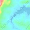 Breacon Dam topographic map, elevation, terrain