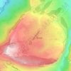 Shusha topographic map, elevation, terrain