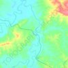 Río Trinidad topographic map, elevation, terrain