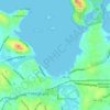 Button Island topographic map, elevation, terrain