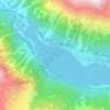 Lago di Ceresole topographic map, elevation, terrain