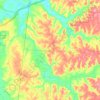 Cedar Creek topographic map, elevation, terrain
