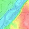 Pickerel Lake topographic map, elevation, terrain