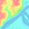 Kiana topographic map, elevation, terrain