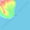 Cape Emine topographic map, elevation, terrain