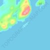 Hay Island topographic map, elevation, terrain