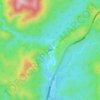 Ruines du Barrage de Malpasset topographic map, elevation, terrain