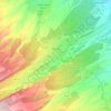Qusar topographic map, elevation, terrain
