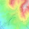 Lachin topographic map, elevation, terrain