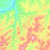 Rampart topographic map, elevation, terrain