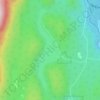 Monroe Lake topographic map, elevation, terrain