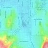 Amazon Field Forest topographic map, elevation, terrain