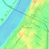 Central Park topographic map, elevation, terrain