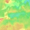 Barbers Lake topographic map, elevation, terrain