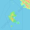 Parque Nacional Coiba topographic map, elevation, terrain