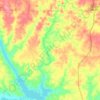 Weoka Creek topographic map, elevation, terrain