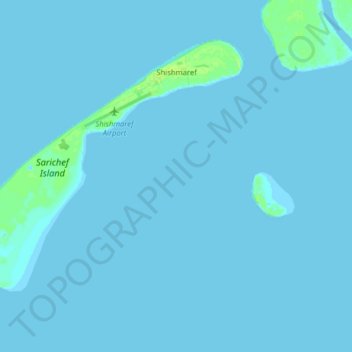 Shishmaref topographic map, elevation, terrain