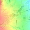 Aghdam topographic map, elevation, terrain