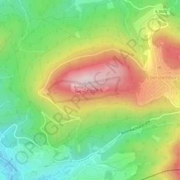 Sass Maor topographic map, elevation, terrain