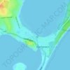 Dunkey Island topographic map, elevation, terrain