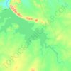 Lake Mazvikadei topographic map, elevation, terrain