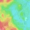 Boulter Lake topographic map, elevation, terrain