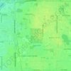 North Sarasota topographic map, elevation, terrain
