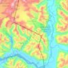Stikine River topographic map, elevation, terrain