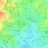 Mysore Palace topographic map, elevation, terrain