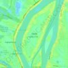 Koh Dach topographic map, elevation, terrain
