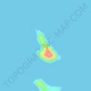 Outer Brass Island topographic map, elevation, terrain