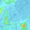 Hong Kong Wetland Park topographic map, elevation, terrain