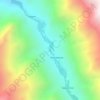 Jizev Valley topographic map, elevation, terrain