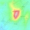 Inselberg de Monsanto topographic map, elevation, terrain