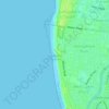Semaphore Park Beach topographic map, elevation, terrain