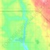 East Vermillion River topographic map, elevation, terrain