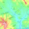 Конска topographic map, elevation, terrain