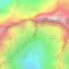 Refuge du Promontoire topographic map, elevation, terrain