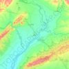 Jhelum topographic map, elevation, relief