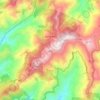 Murree topographic map, elevation, relief