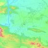 Attock topographic map, elevation, relief
