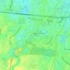 Bencongan topographic map, elevation, relief