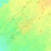 Faisalabad topographic map, elevation, relief